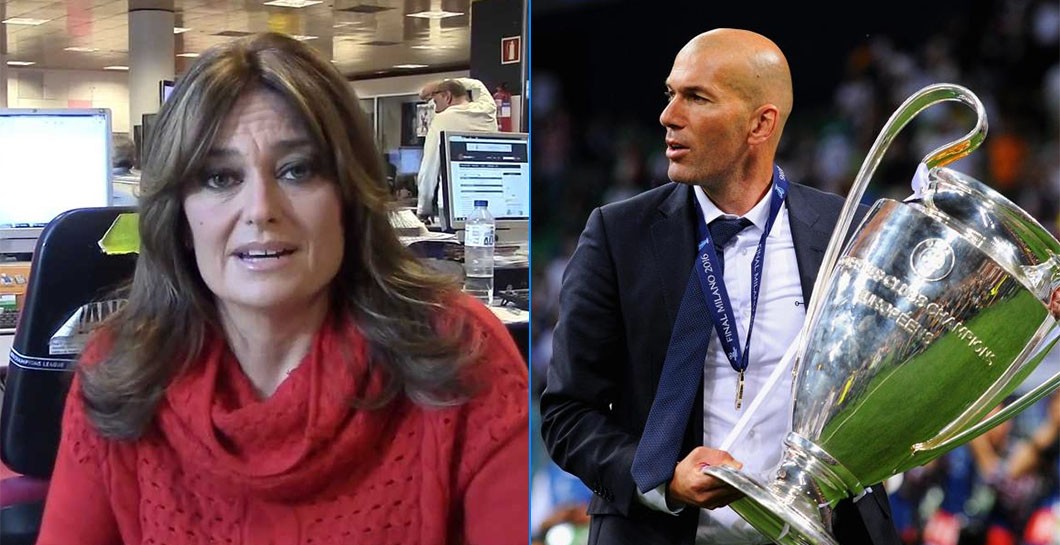 Mónica Marchante, Zinedine Zidane