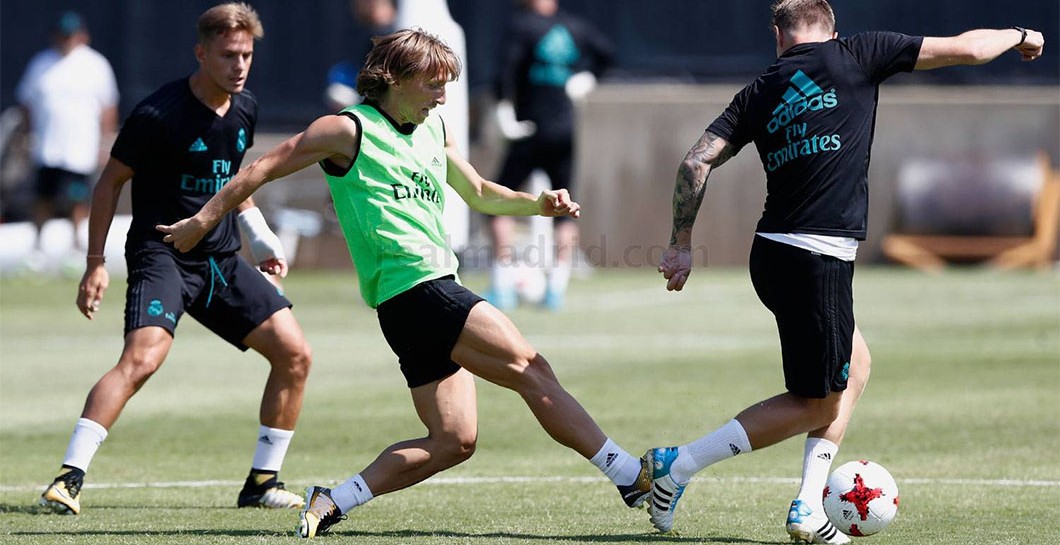 Luka Modric, entrenamiento, Real Madrid