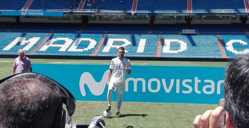 Dani Ceballos en el Bernabéu