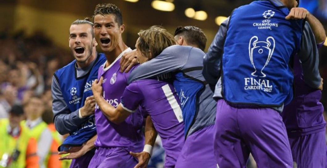 Celebración gol de Cristiano a la Juventus