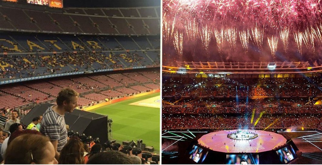 Comparación Camp Nou y Bernabéu
