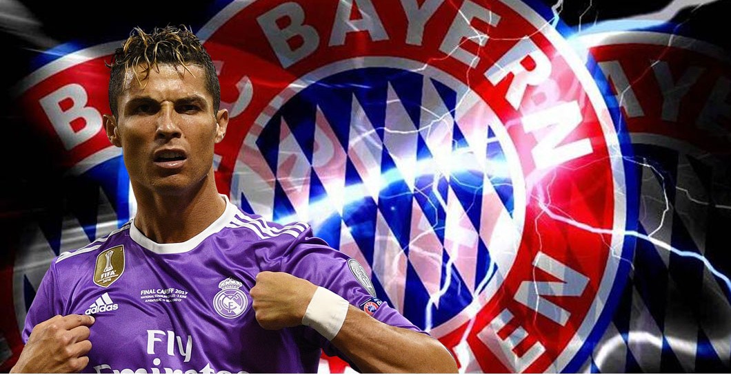 Montaje Cristiano Ronaldo y Bayern de Múnich