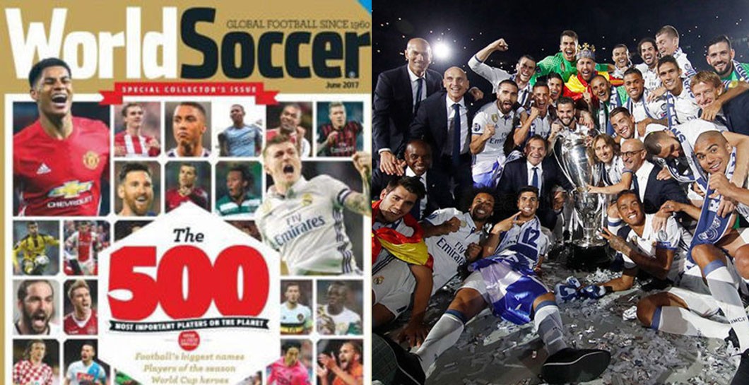 Montaje World Soccer 500 y Real Madrid