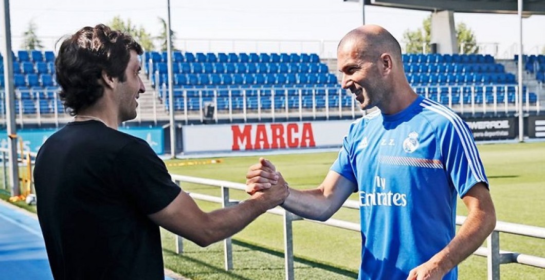 Raúl y Zidane