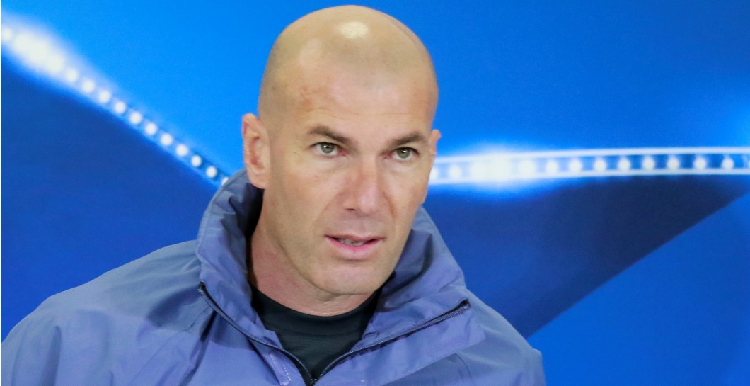 Zidane en sala de prensa