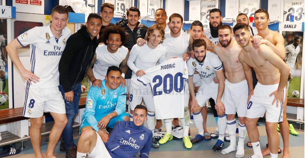 foto, 200 partidos, Modric, Real Madrid