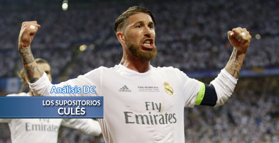 Sergio Ramos celebró así su gol en Milán