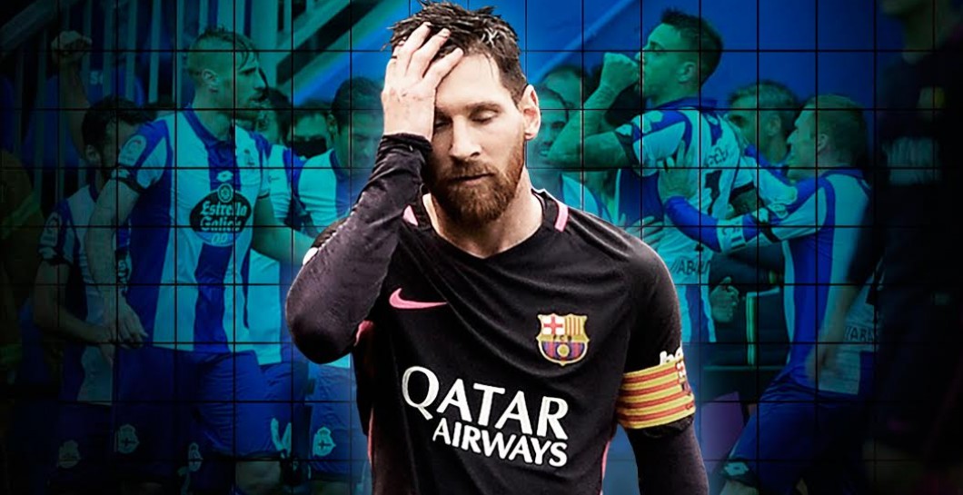 Messi, hundido