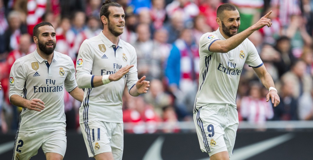 Athletic Club - Real Madrid, Benzema, Carvajal, Bale