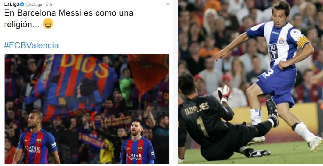 Montaje Messi y Espanyol