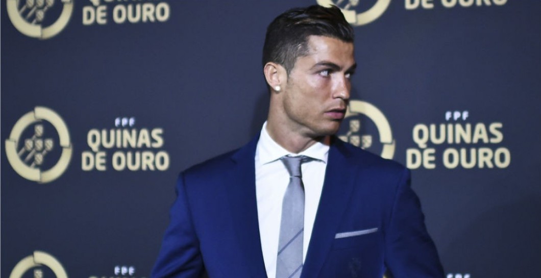 Cristiano Ronaldo en la gala 'Quinas de Oro'