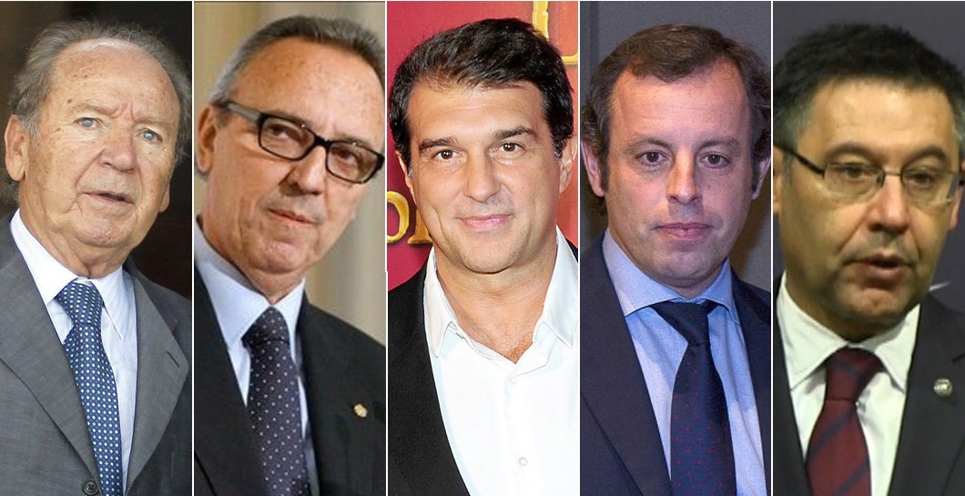 Presidentes, Barcelona, Imputados
