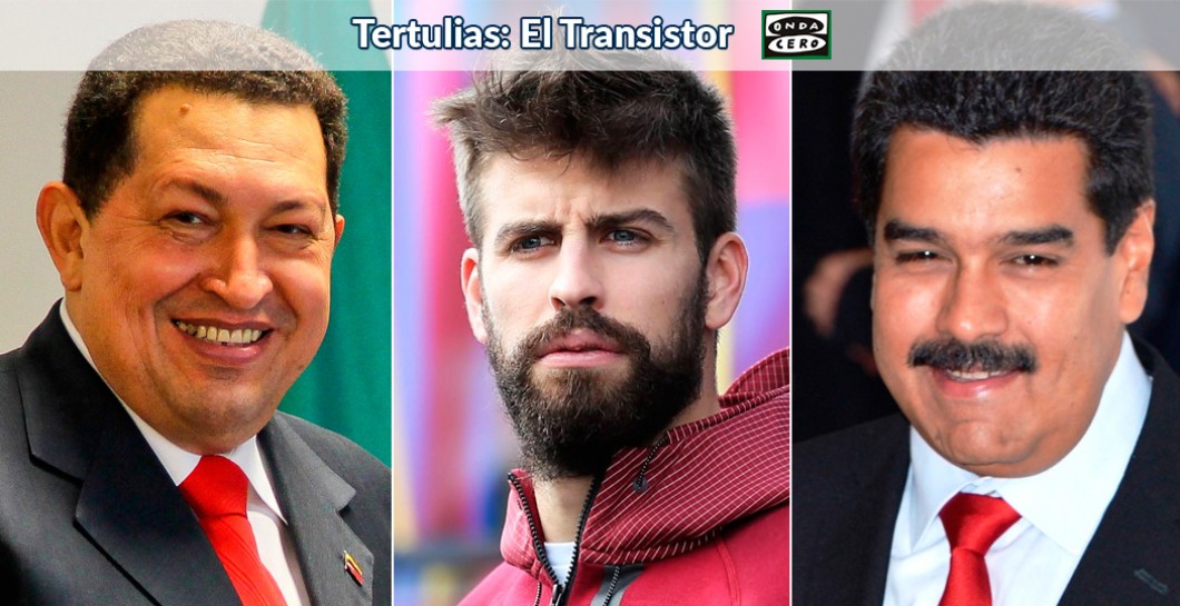Hugo Chávez, Gerard Piqué, Nicolás Maduro, El Transistor