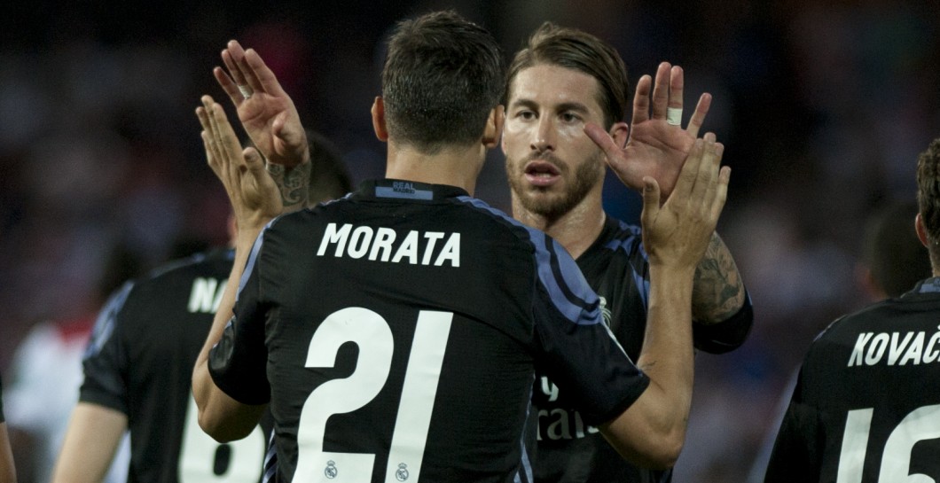 Morata, Sergio Ramos, gol en Granada