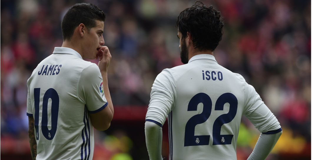 James, Isco, Sporting, Real Madrid