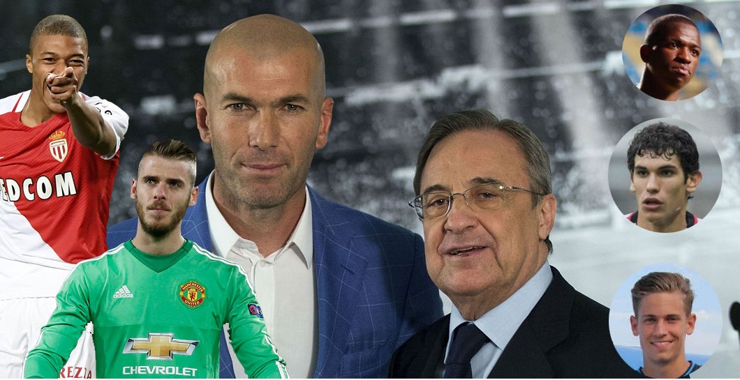 Montaje fichajes, Zidane y Florentino