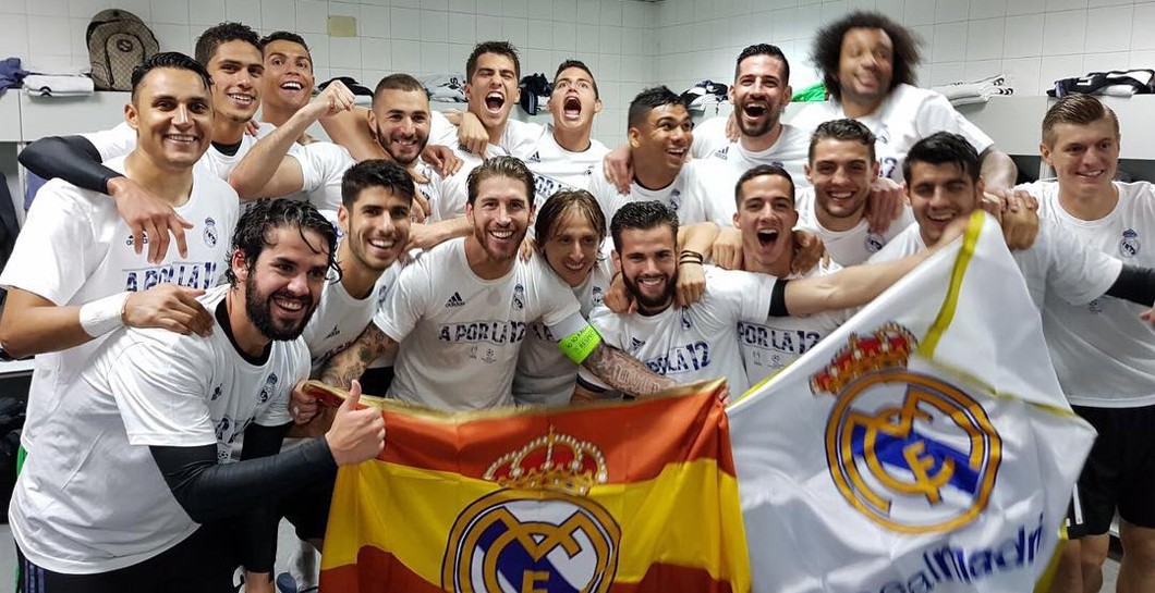 Real Madrid, Vestuario, Celebración