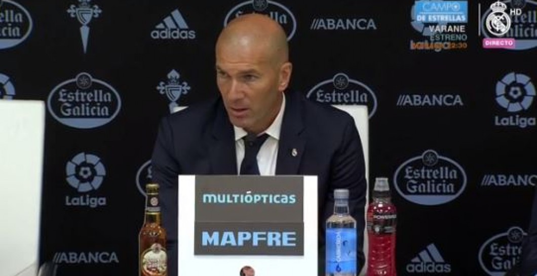 Zidane en Balaídos