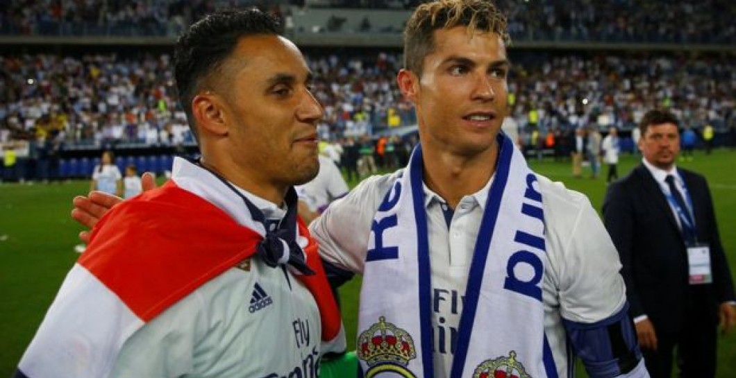 Cristiano Ronaldo y Keylor Navas
