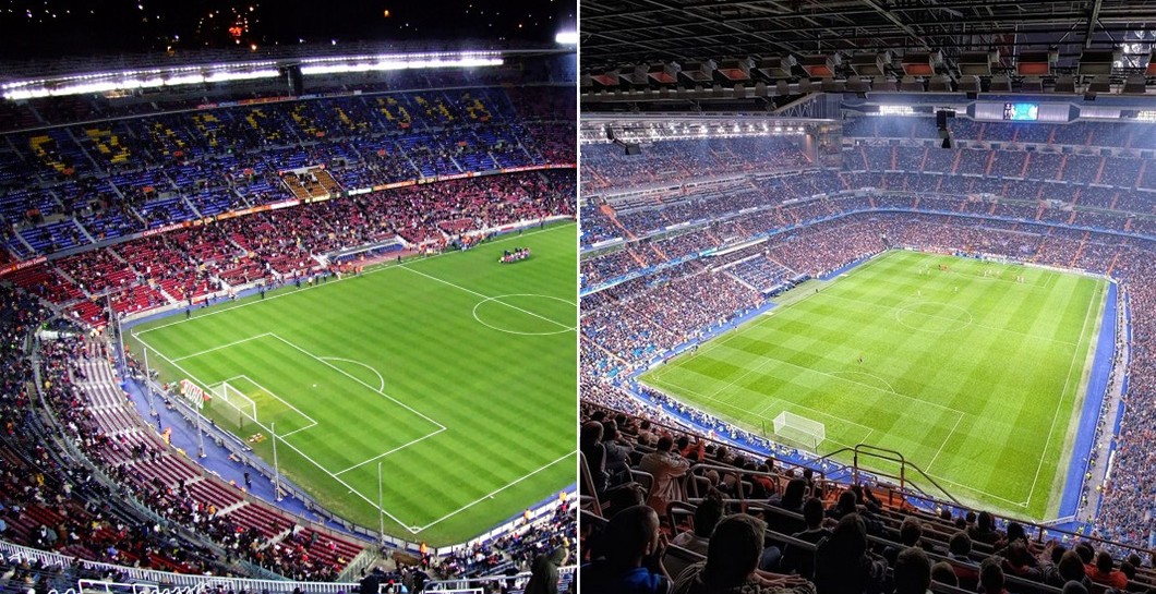 Estadio Camp Nou, Estadio Santiago Bernabéu