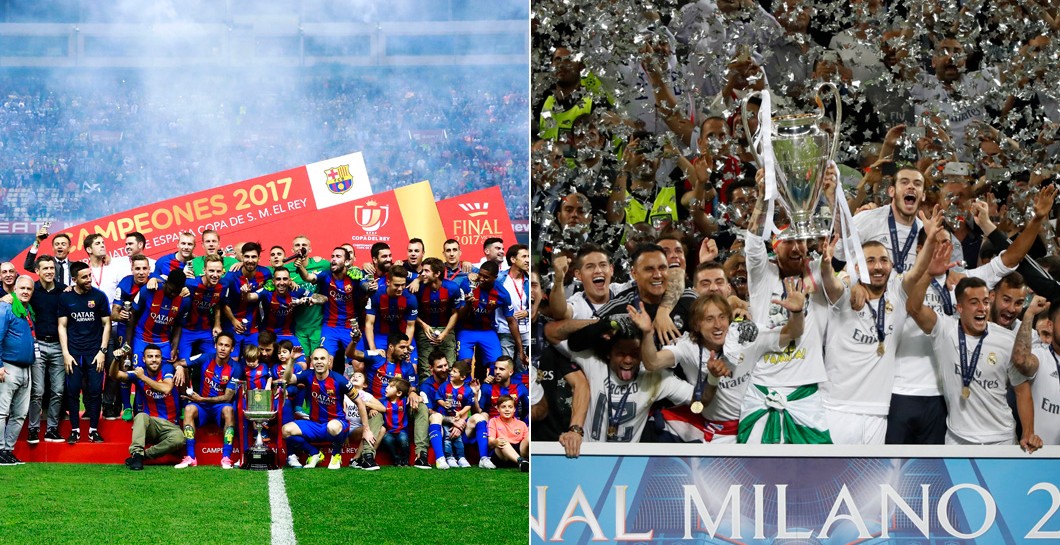 Copa del Rey, Barcelona, Champions, Real Madrid