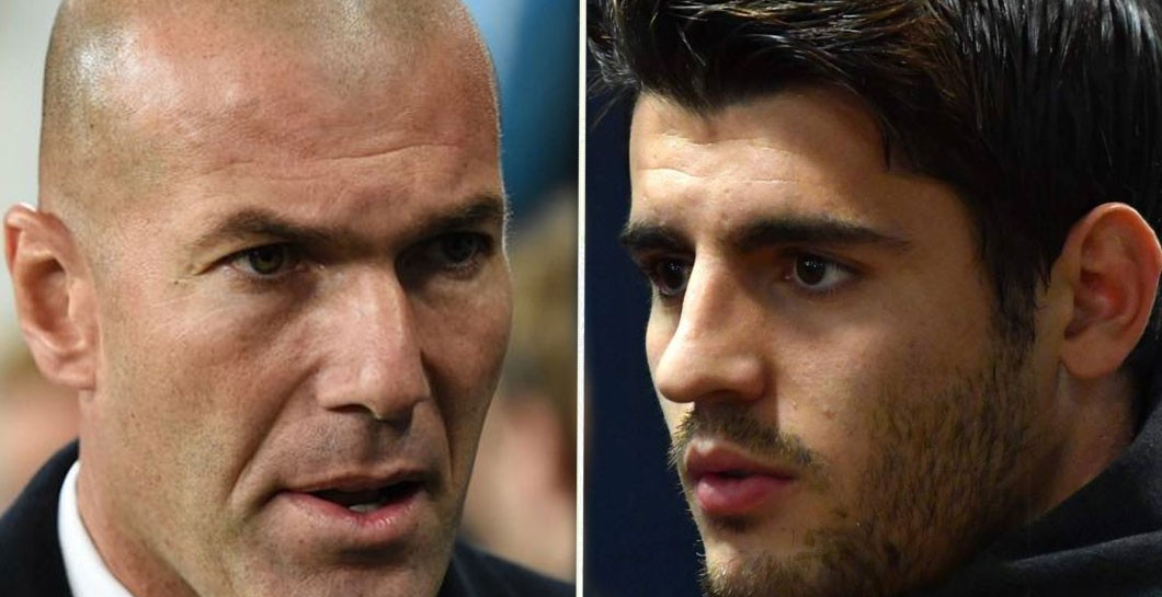 Montaje Zidane y Morata