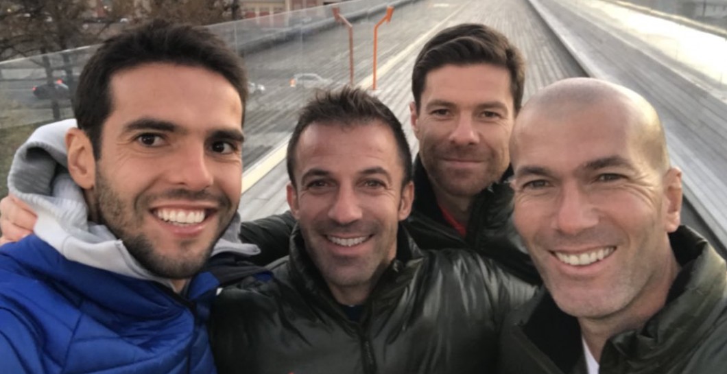 Kaka, Del Piero, Xabi y Zidane