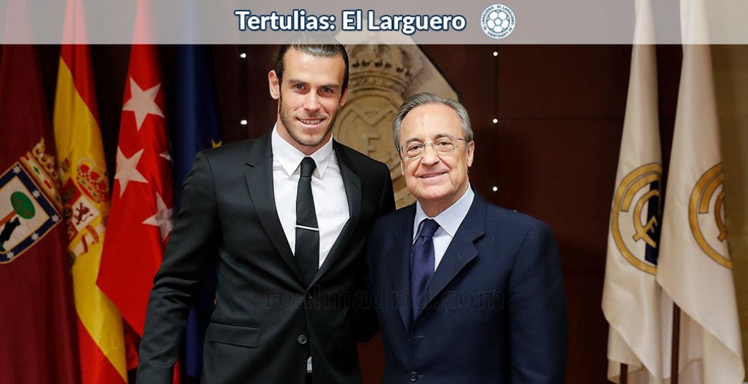 Gareth Bale, Florentino Pérez, El Larguero