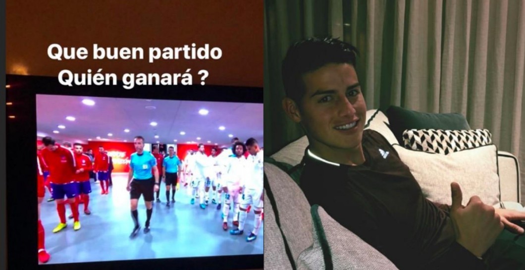 James Rodríguez tuvo un feo detalle con el Real Madrid antes del derbi