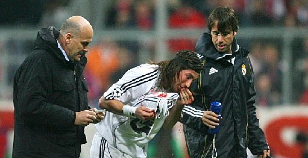 Ramos se rompió la nariz hace 10 años en Múnich
