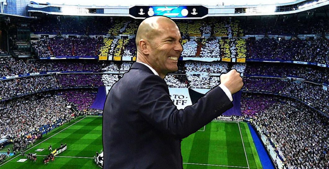 Zinedine Zidane, Montaje, Estadio Santiago Bernabéu