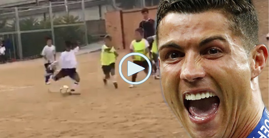 Cristiano Ronaldo está encantado con el último golazo de su hijo