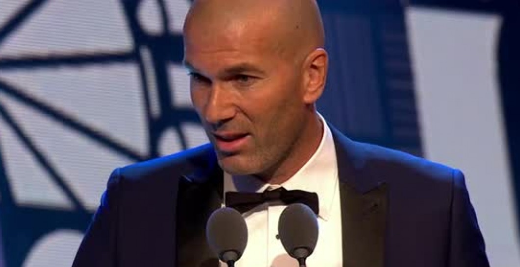 Zidane, premio The Best, ganador