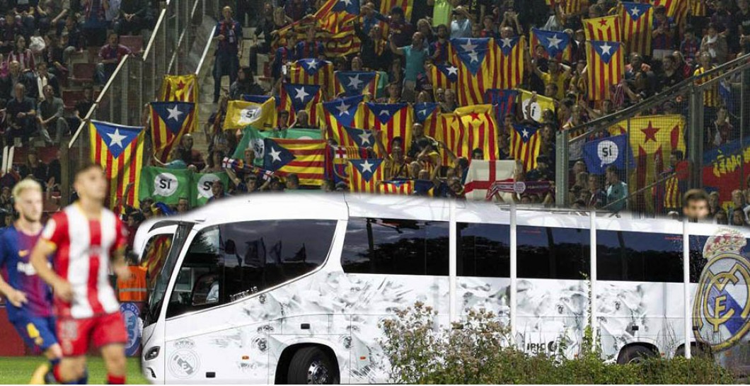 El Real Madrid protegerá a su autobús del independentismo