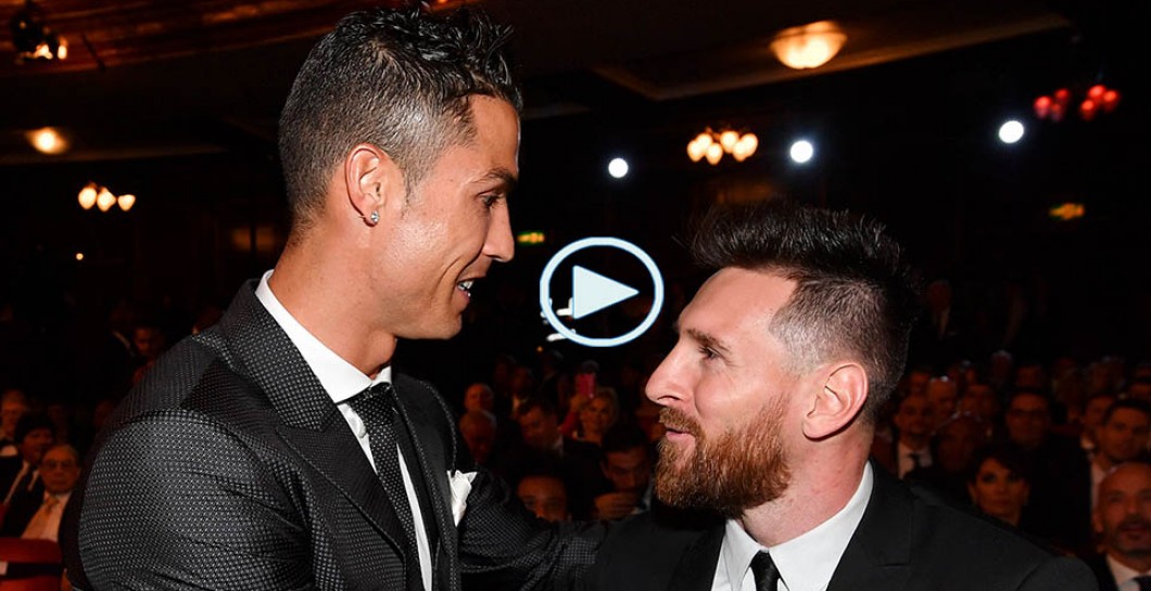 Así fue el saludo entre Cristiano y Messi en la gala 'The Best 2017'