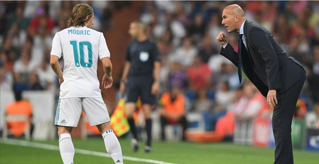 Luka Modric, Zinedine Zidane
