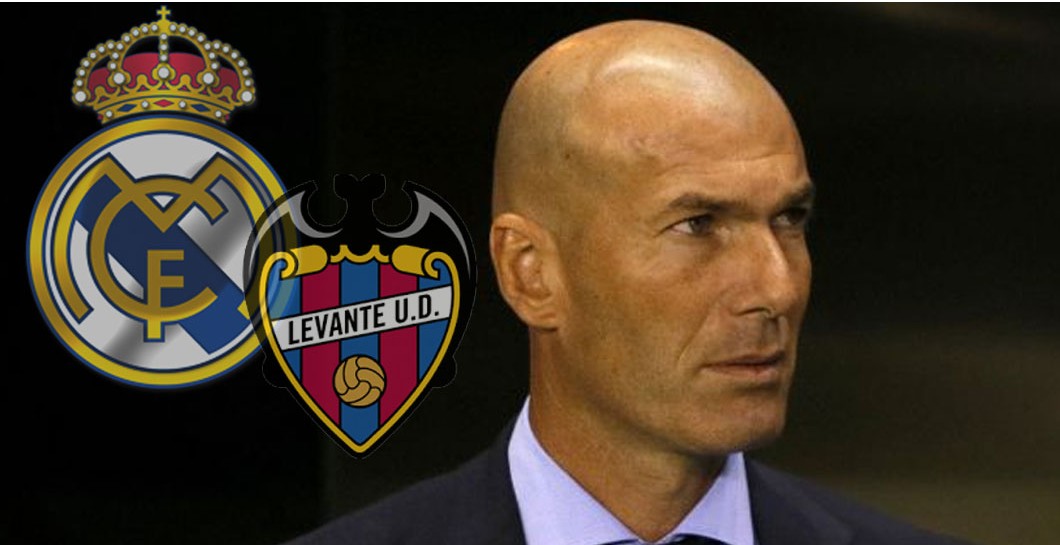 Montaje de Zinedine Zidane vs Levante