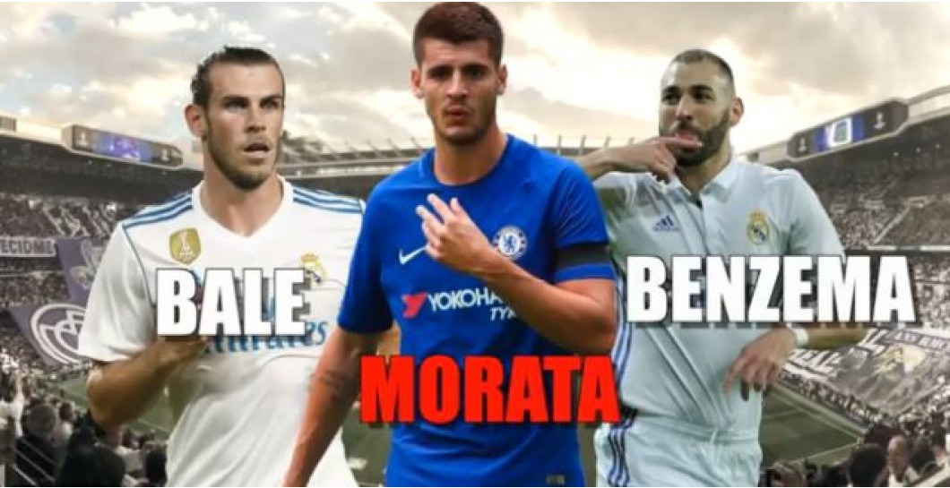 Benzema, Morata y Bale