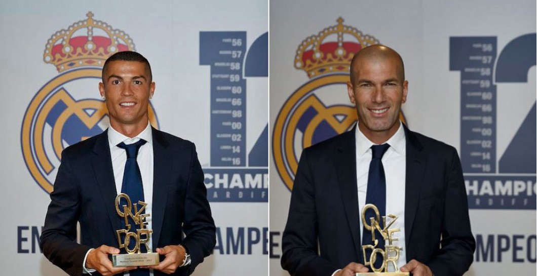 Zidane y Cristiano