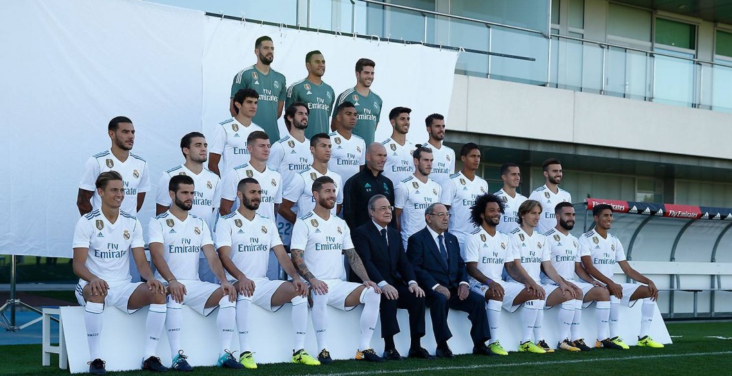 Foto oficial del Real Madrid 2017-2018