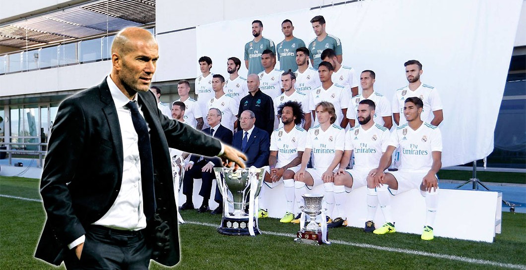 Zinedine Zidane, plantilla, Real Madrid
