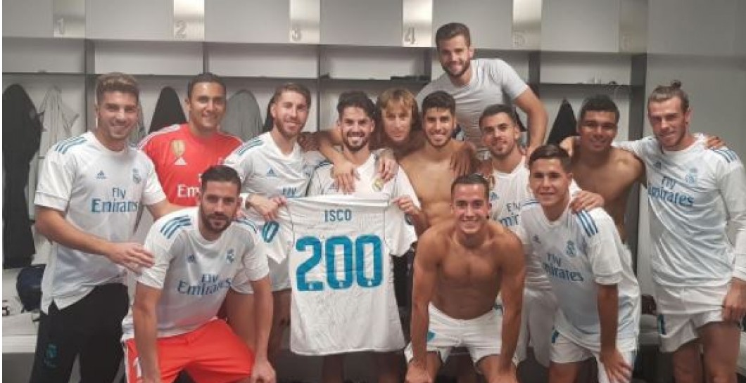 Celebración del Real Madrid en Mendizorroza
