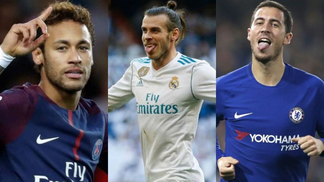 Bale, Neymar y Hazard