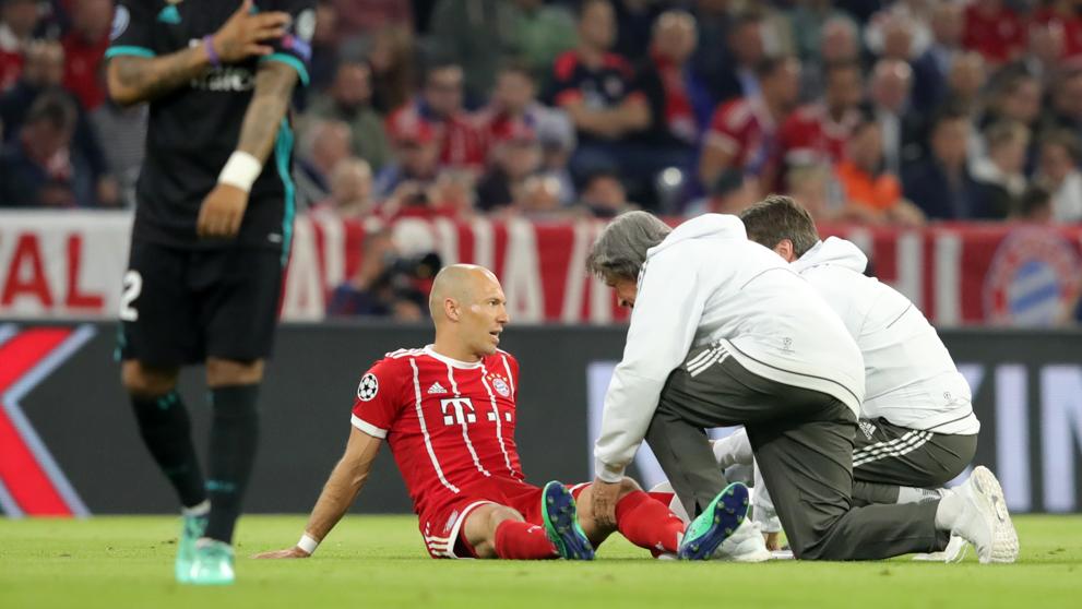 Robben, lesión, Bayern, Real Madrid
