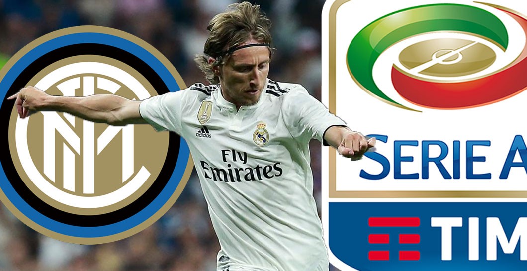 Luka Modric escudos Serie A e Inter