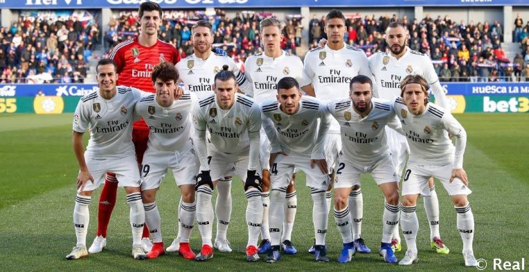 'El 11' del Real Madrid en Huesca