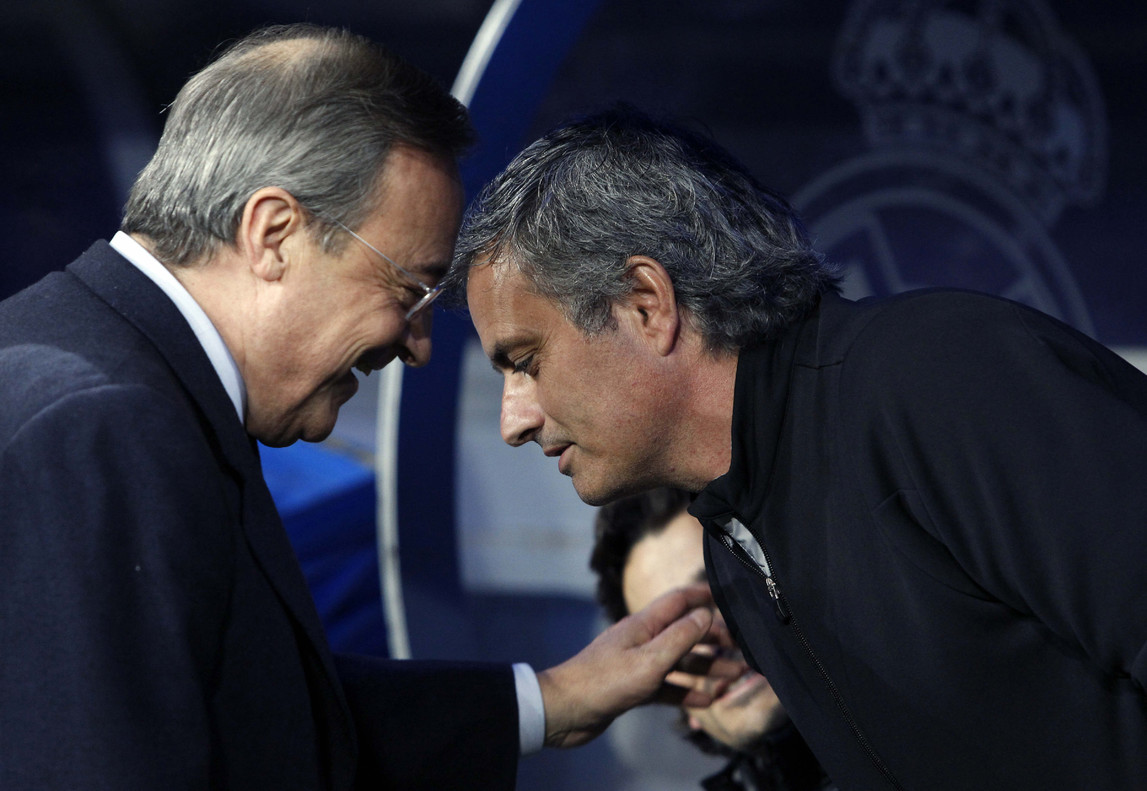 Florentino y Mourinho 