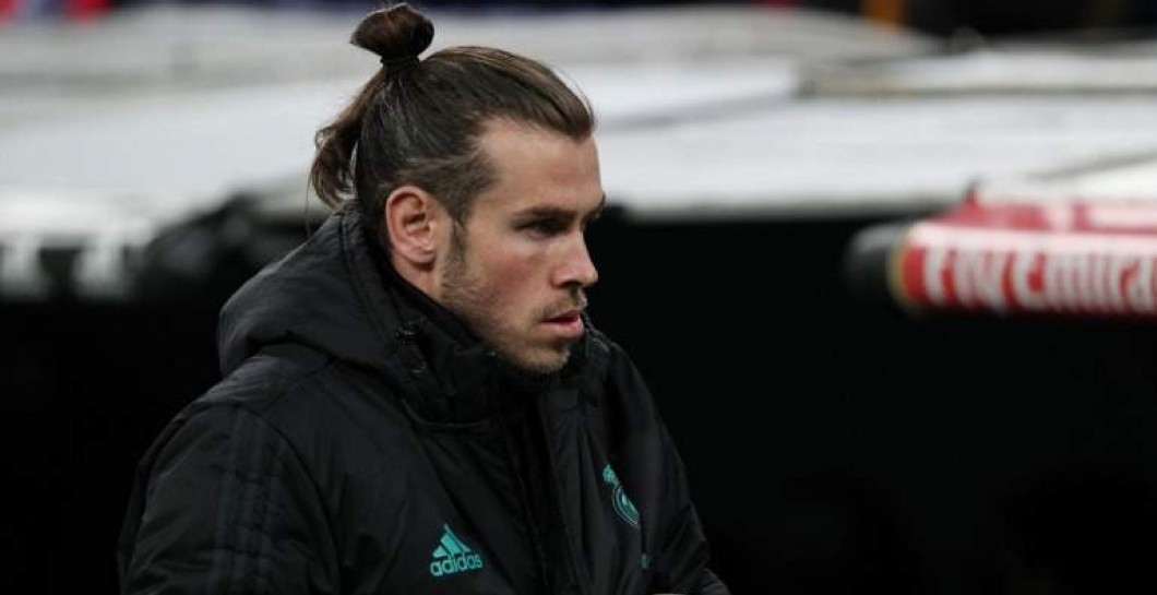 Bale durante una de sus suplencias en el Bernabéu