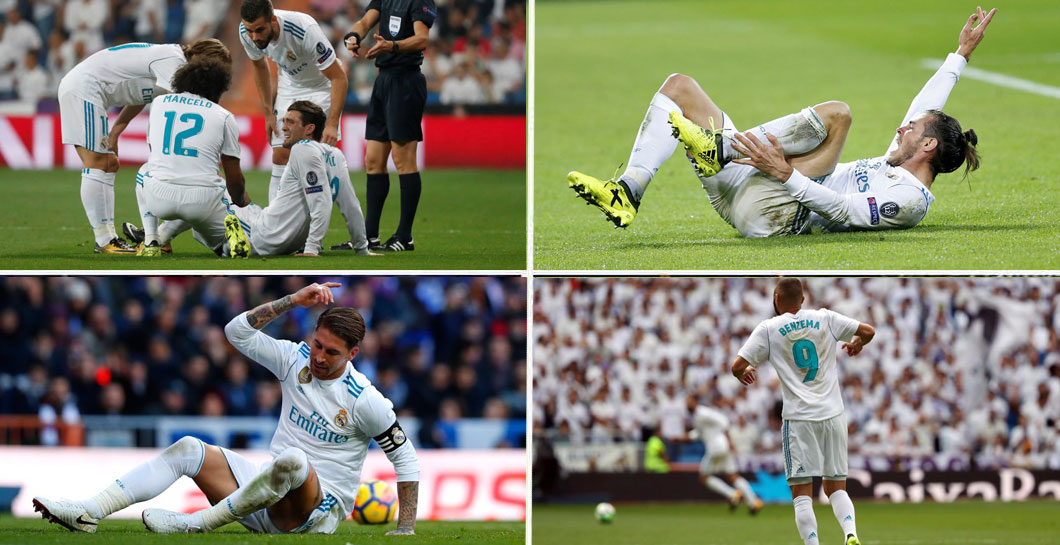 Lesiones del Real Madrid 2017-2018