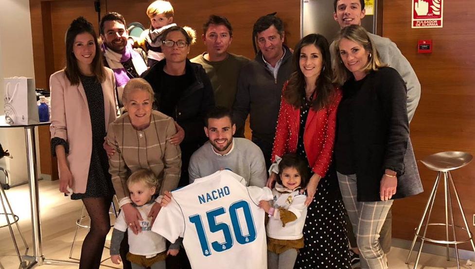 Nacho 150 partidos en el Real Madrid